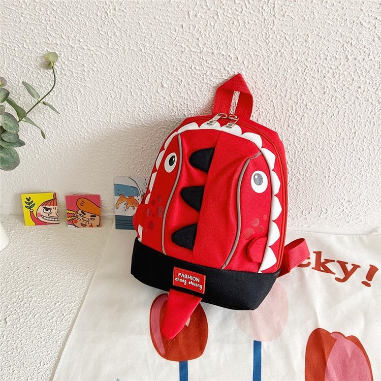 Modischer und einfacher kleiner Dinosaurier-Rucksack für Kinder