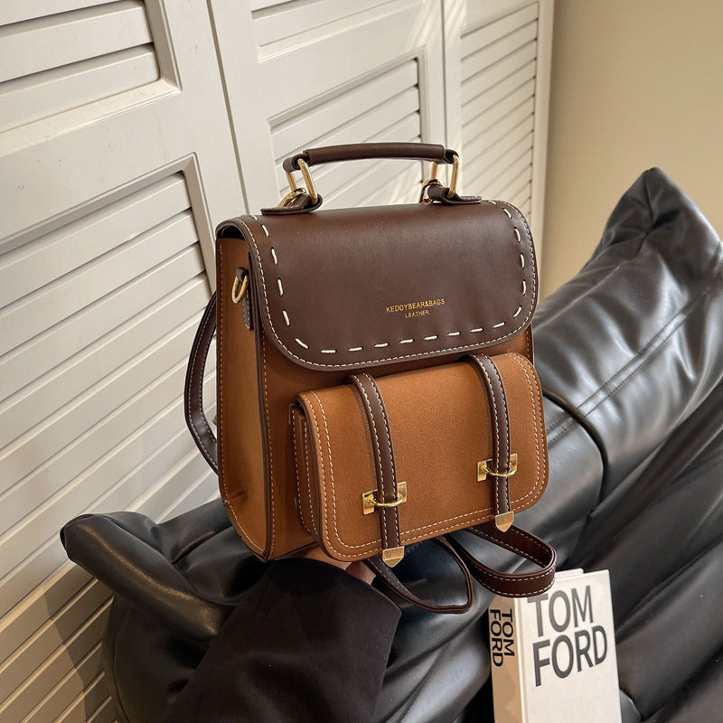 Retro Style Fashionable Casual Women Backpack