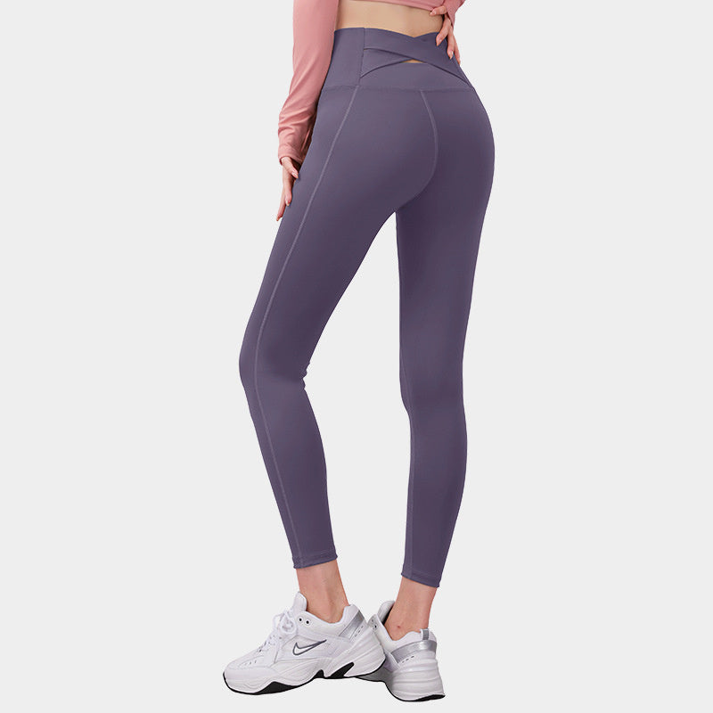 Fitness-Yogahosen, Bauchkontrolle, Leggings für Damen