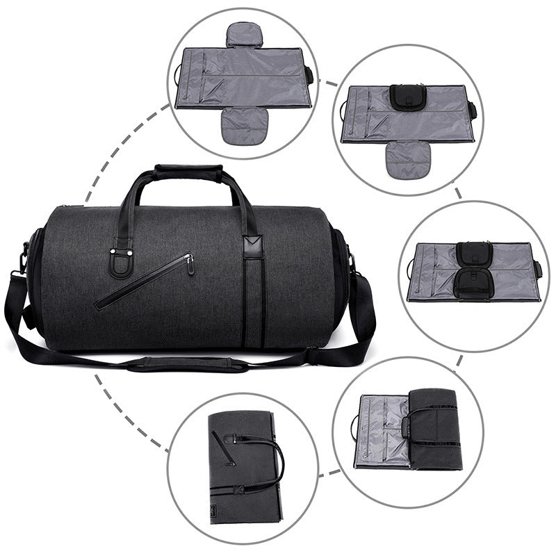 Faltbare Anzug-Reisetasche für Herren mit großer Kapazität, tragbar
