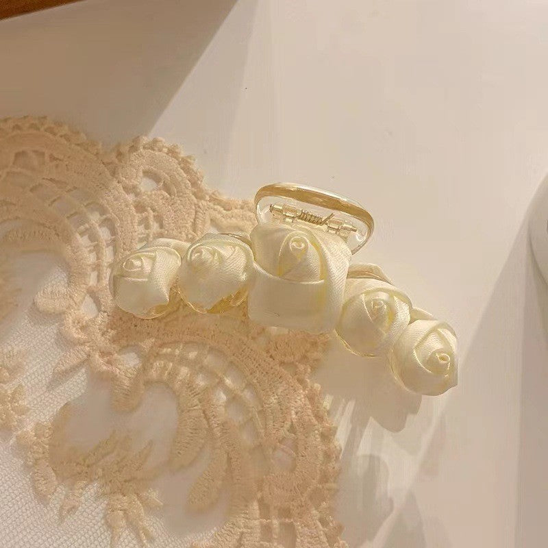 Rose Flower Style Hair Claw