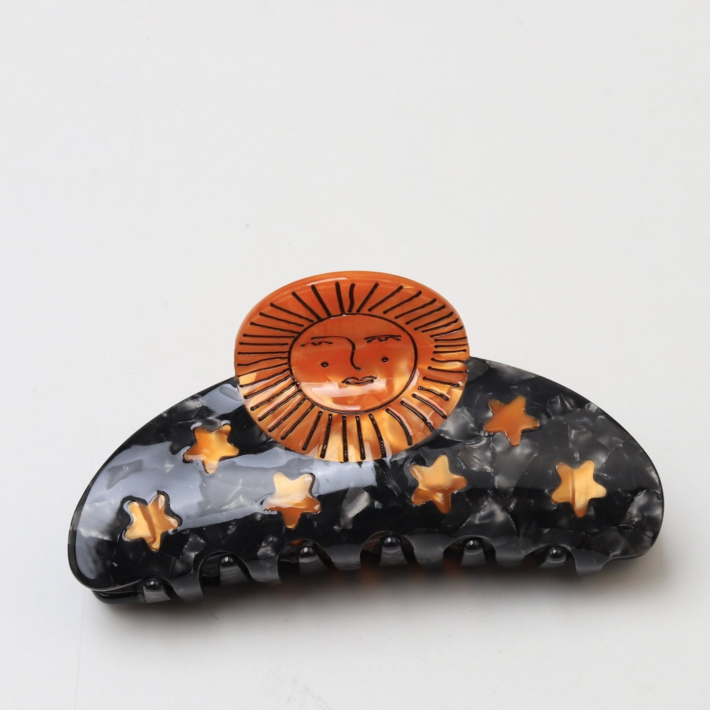 Snail Sunflower Angel Hair Clip