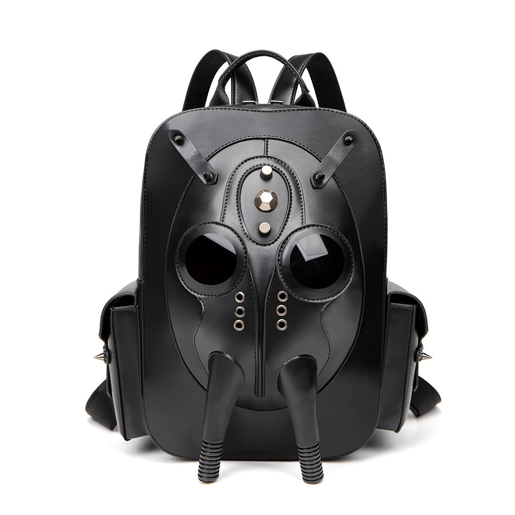 Modischer Halloween-Rucksack mit Totenkopf-Nieten