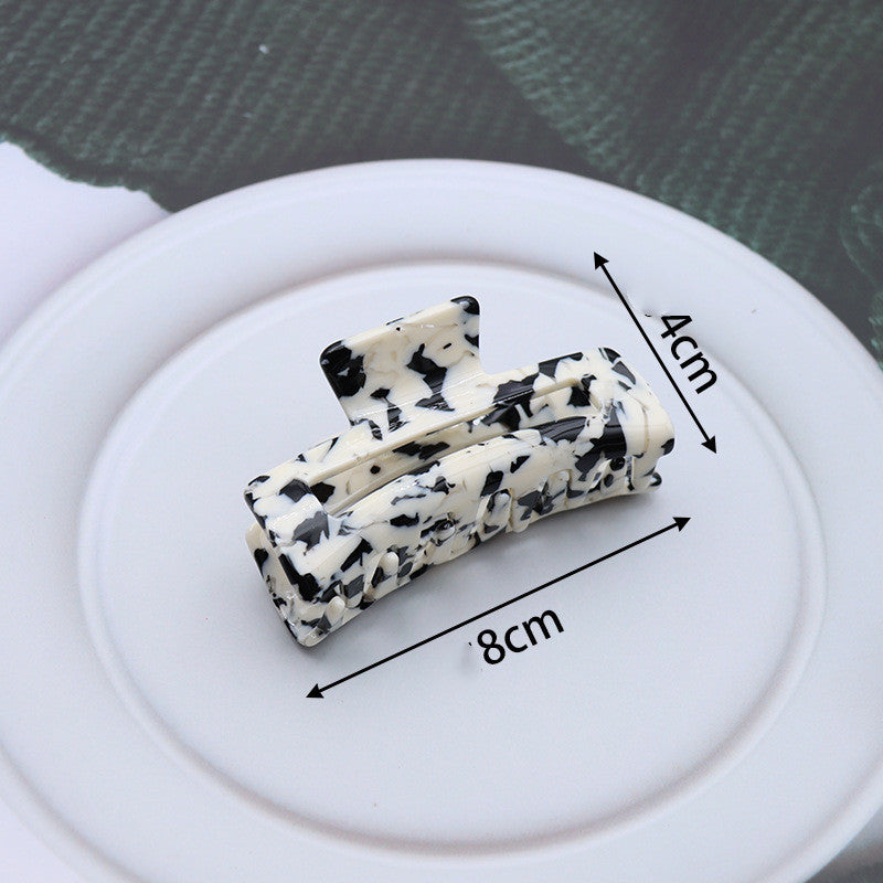 Acetate Medium Hollow Square Hair Claw