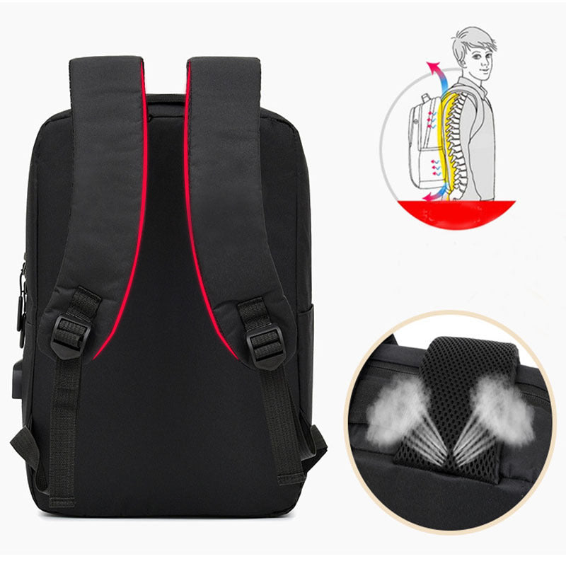Simple Backpack With USB Charging Option