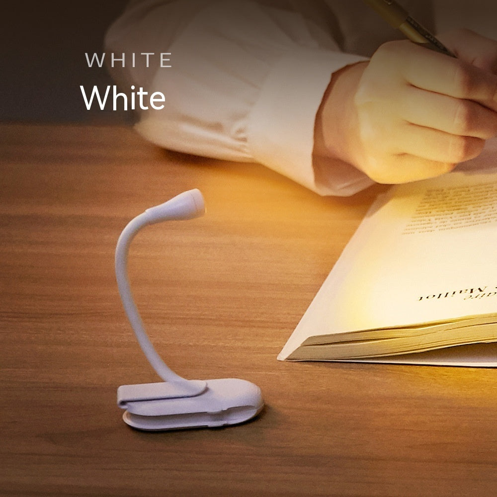 Mini Table Lamp Usb Rechargeable Portable Stand Clip
