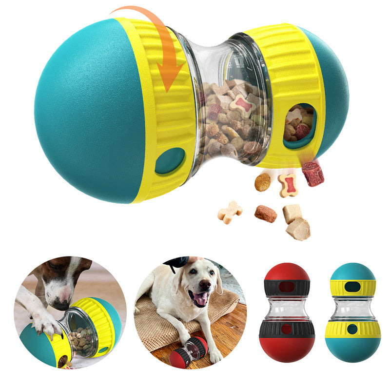 Hundespielzeug mit Futterausgabebecher, auslaufender Futterball, Puzzle-Spielzeug, interaktiv, langsames Füttern, Magenschutz, Intelligenzsteigerung, Haustierspielzeug, Haustierprodukte