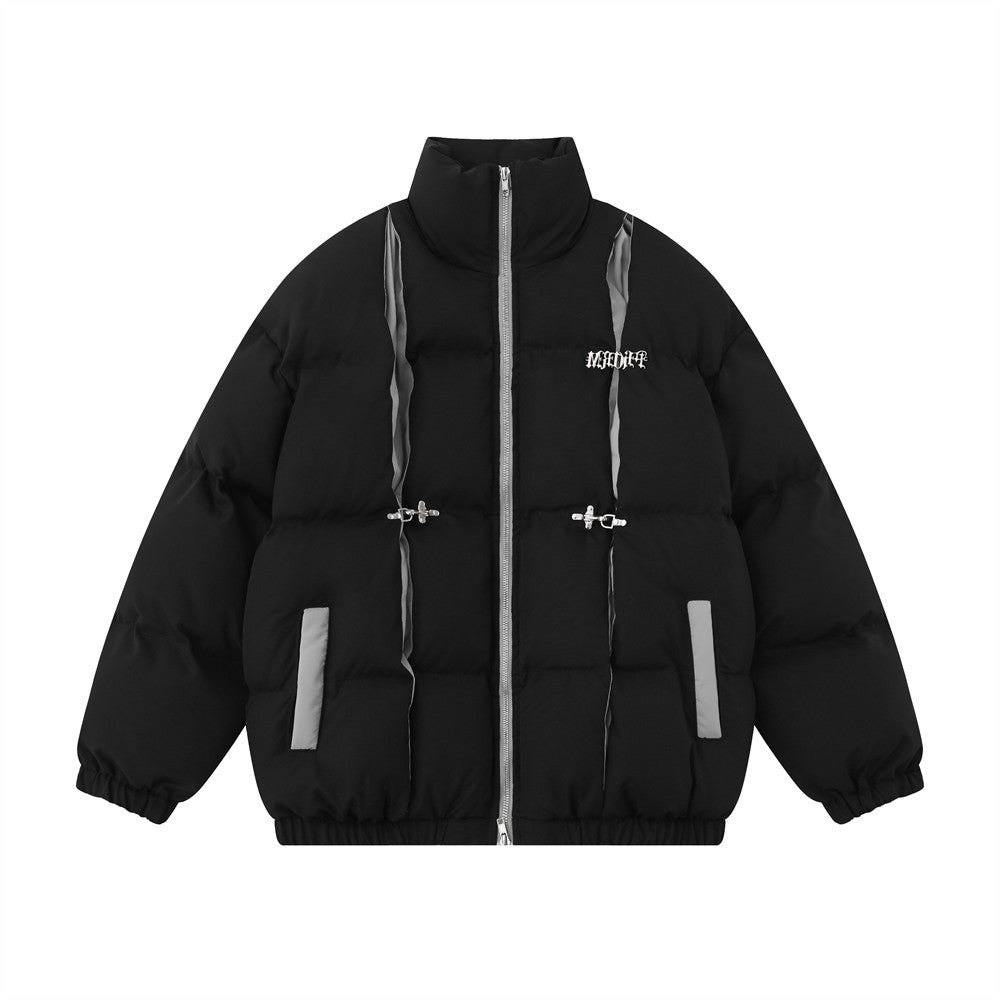 Stitching Design Two way Zipper Cotton padded Puffer