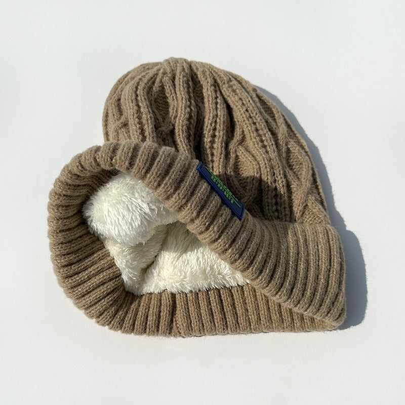 Fleece Lined Padded Knitted Hat