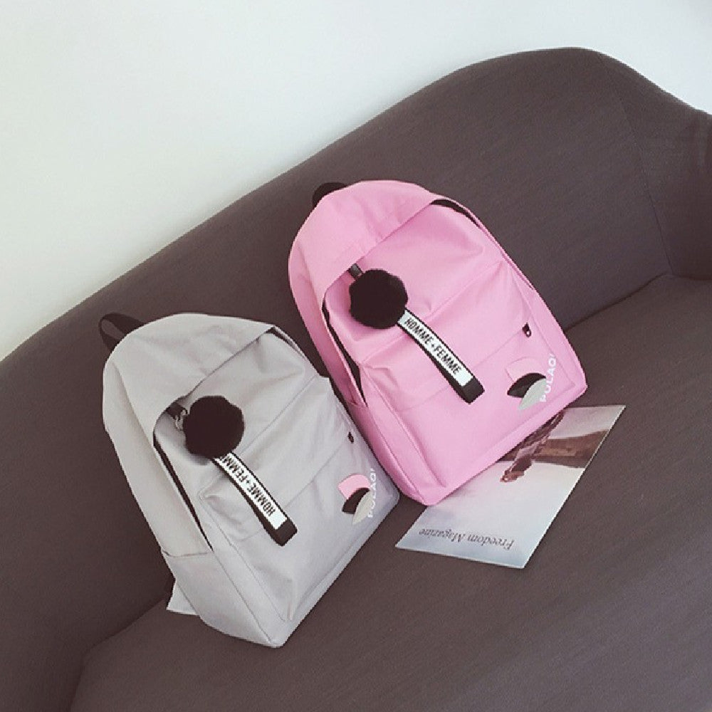 Ladies New College Style Simple All-match Schoolbag
