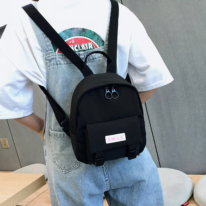 Modischer kleiner Rucksack aus Plane