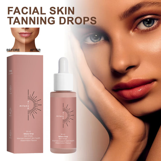 Tanning Face Serum Face Body Tanning Bed Outdoor Fine Line Repair Skin Serum