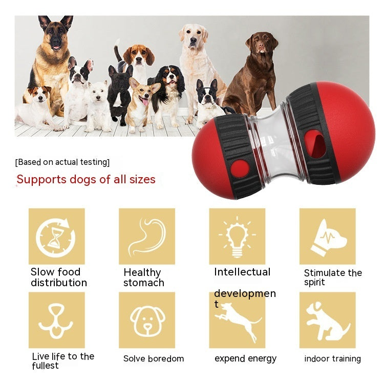Hundespielzeug mit Futterausgabebecher, auslaufender Futterball, Puzzle-Spielzeug, interaktiv, langsames Füttern, Magenschutz, Intelligenzsteigerung, Haustierspielzeug, Haustierprodukte