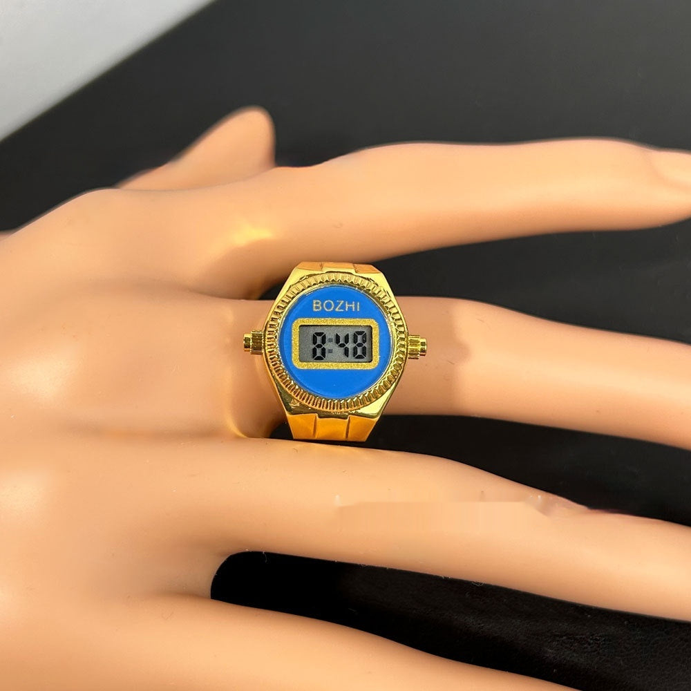 Women's Fashion Digital Display Mini Ring Watch