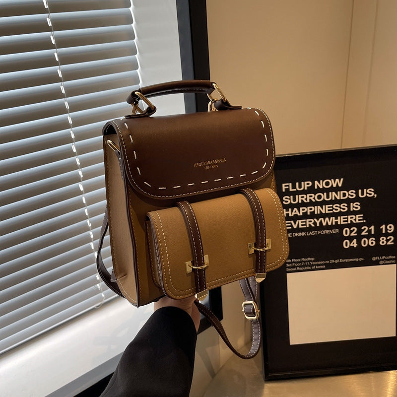 Retro Style Fashionable Casual Women Backpack