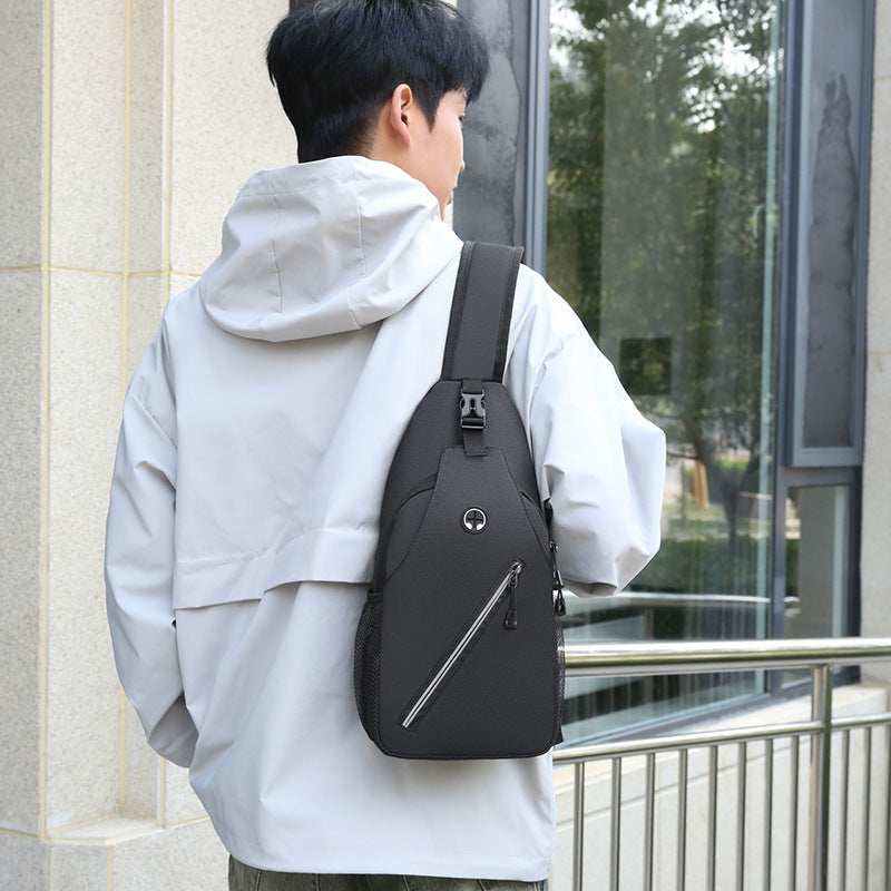 New Hard-Wearing Canvas Shoulder Messenger chest Bag