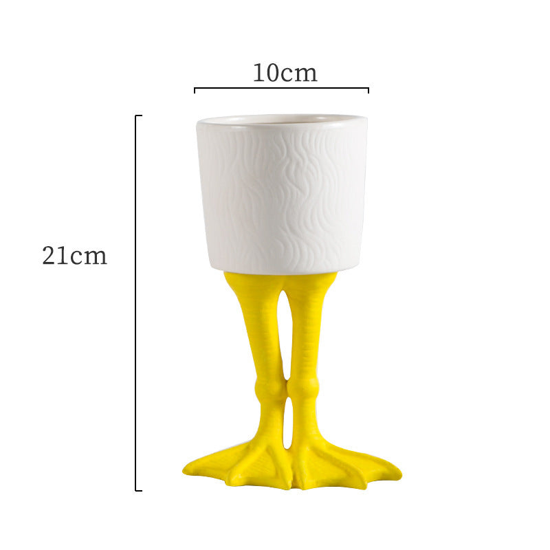 Duck feets Home Soft Decoration Vases