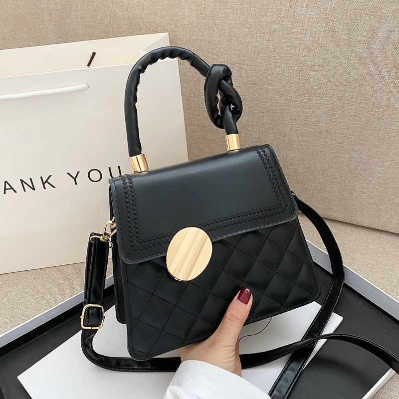 Special-interest Design Handbag Texture Crossbody Bag