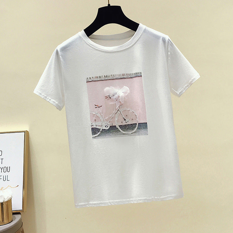 Summer Fashion Loose Blouse T Shirt