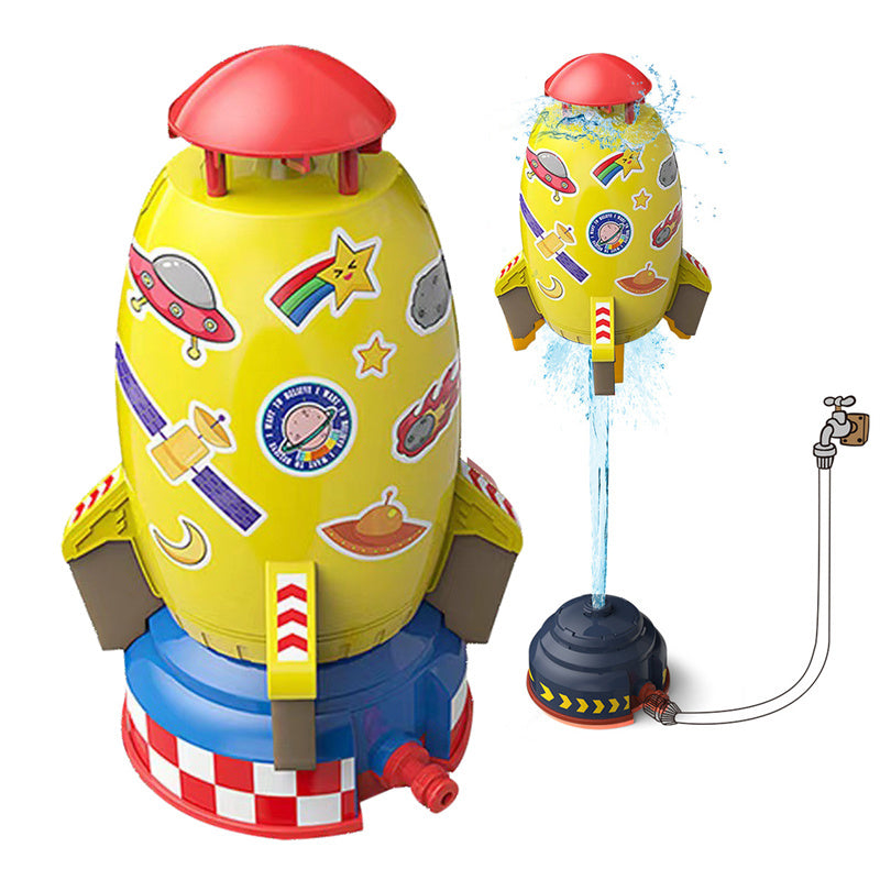 ロケットランチャーおもちゃ 屋外用ロケット 水圧リフト スプリンクラーおもちゃ