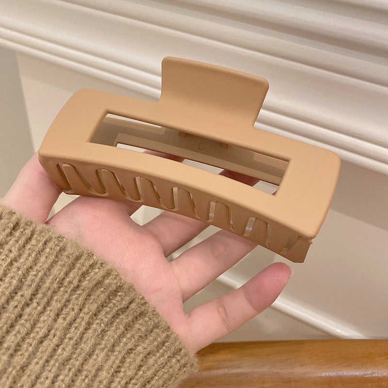 Women's Simple And Versatile Solid Color Hair Claw