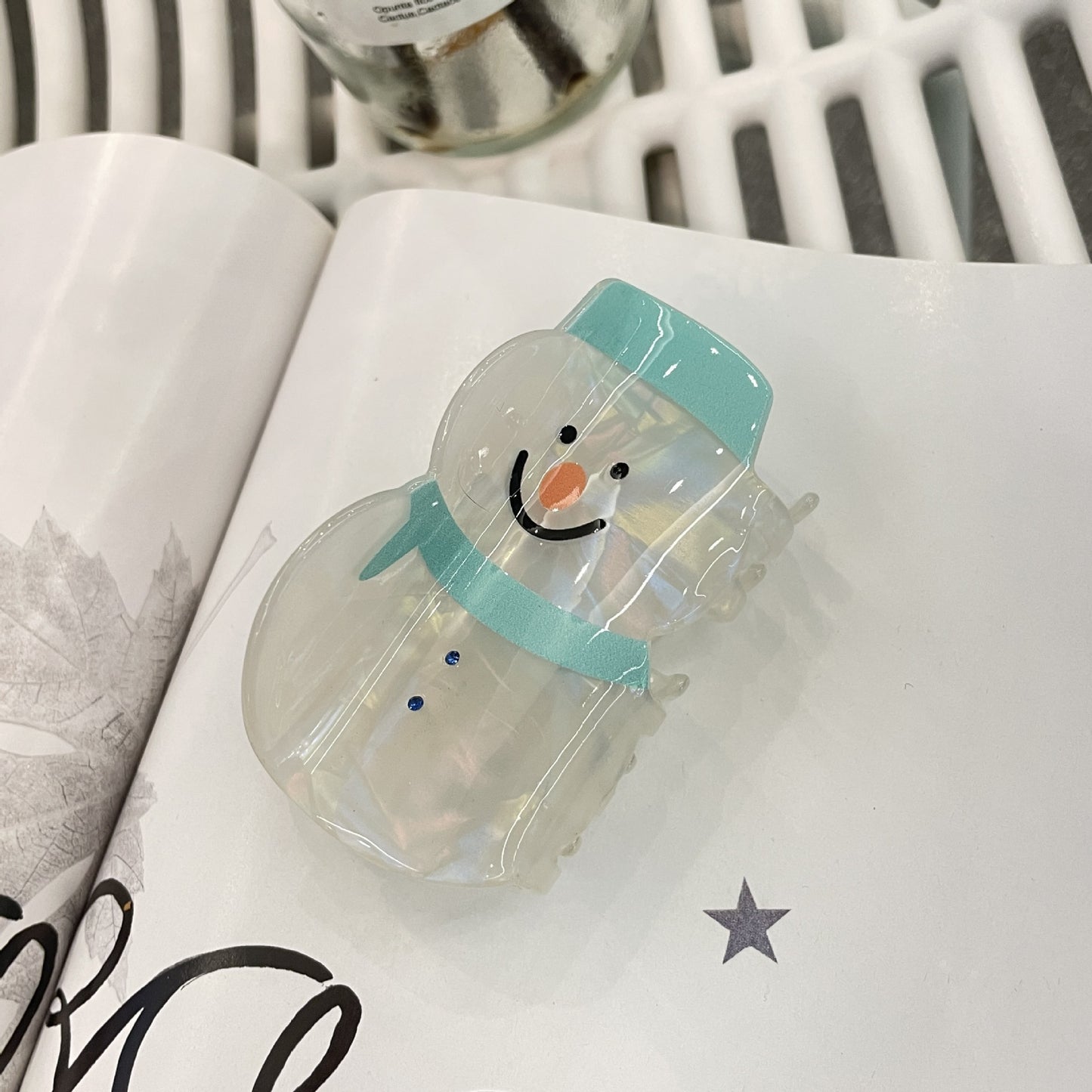 Female Versatile Acrylic Love Sweet Hair Claw