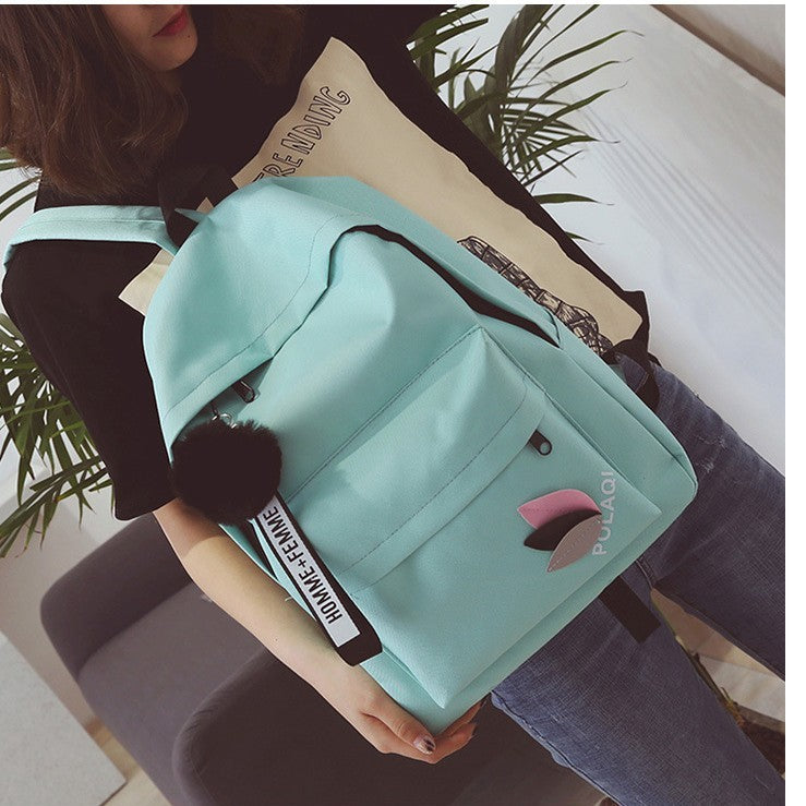 Ladies New College Style Simple All-match Schoolbag