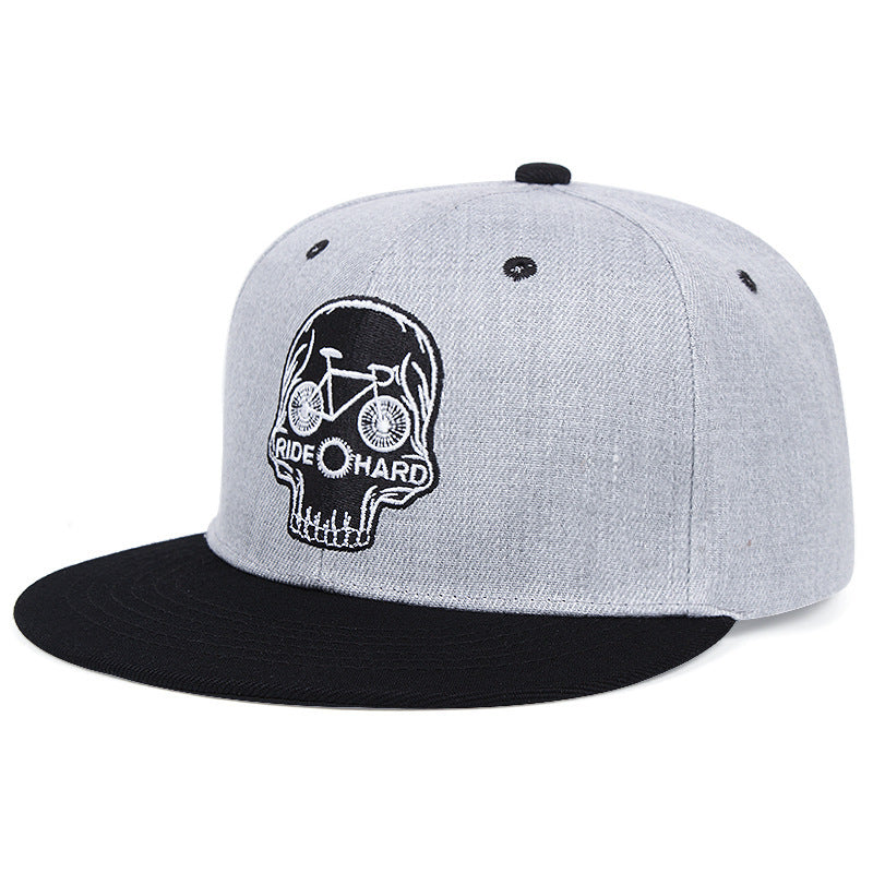 Skull Embroidery Baseball Cap