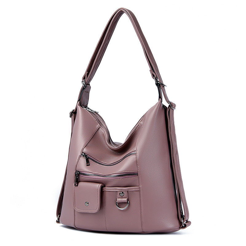 Neue All-in-One-Schulter-, Crossbody- und Rucksacktasche für Damen