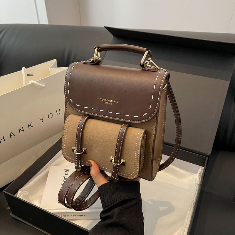 Retro Style Fashionable Casual Women Backpack