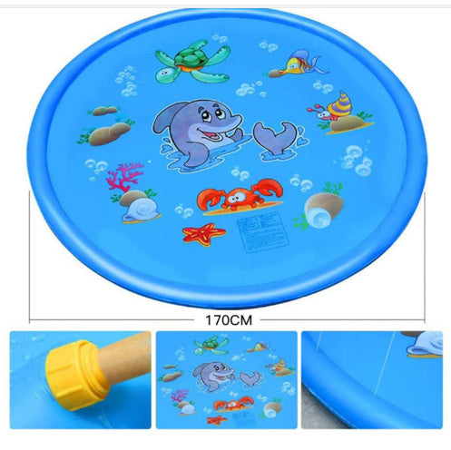 Langlebige Kinder-Wasser-Sprüh-Pool-Matte Splash Sprinkle Play Pad Mat