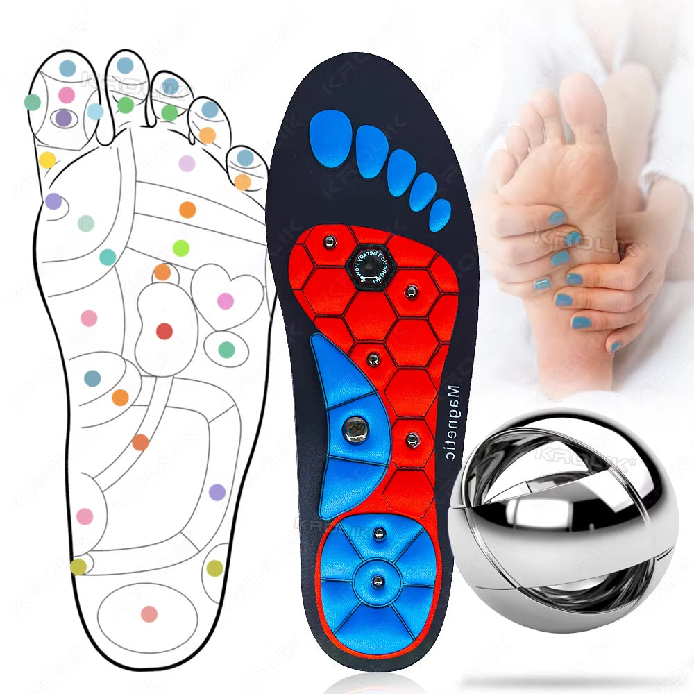 Medical Magnetic Insole Therapy Sports Insoles Orthopedic Insoles Massager