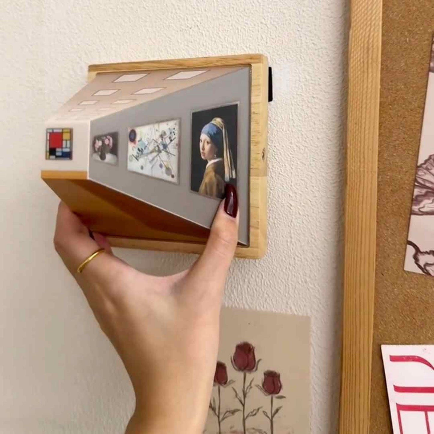 3Dイリュージョンナイトライトギャラリーベッドサイドピクチャースタイルサンシャイン描画をシミュレート