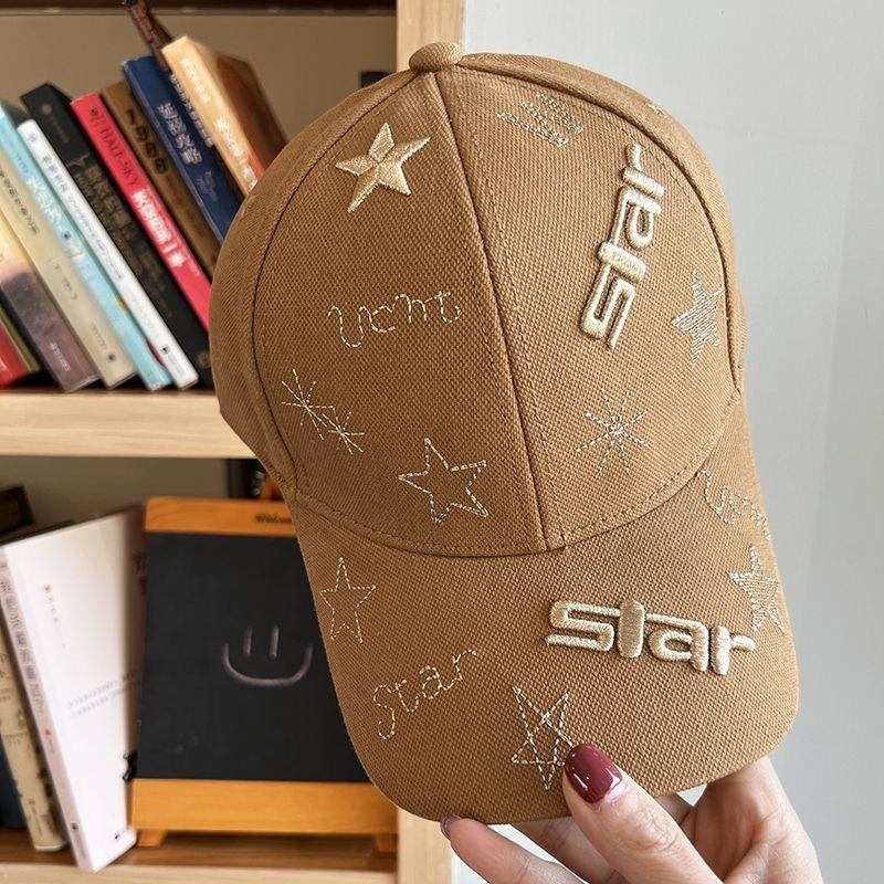 Lovers Wild Casual Sun-proof Face-looking Small Peaked Cap