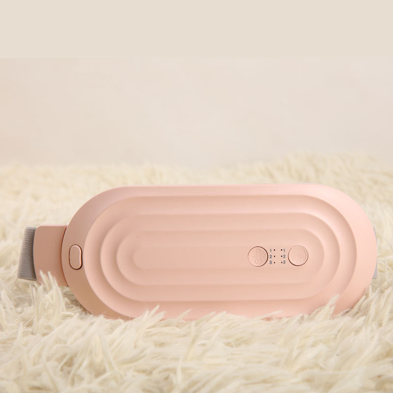 Menstrual Heating Pad Smart Warm Belt Relief Waist Pain Cramps Vibrating Abdominal Massager