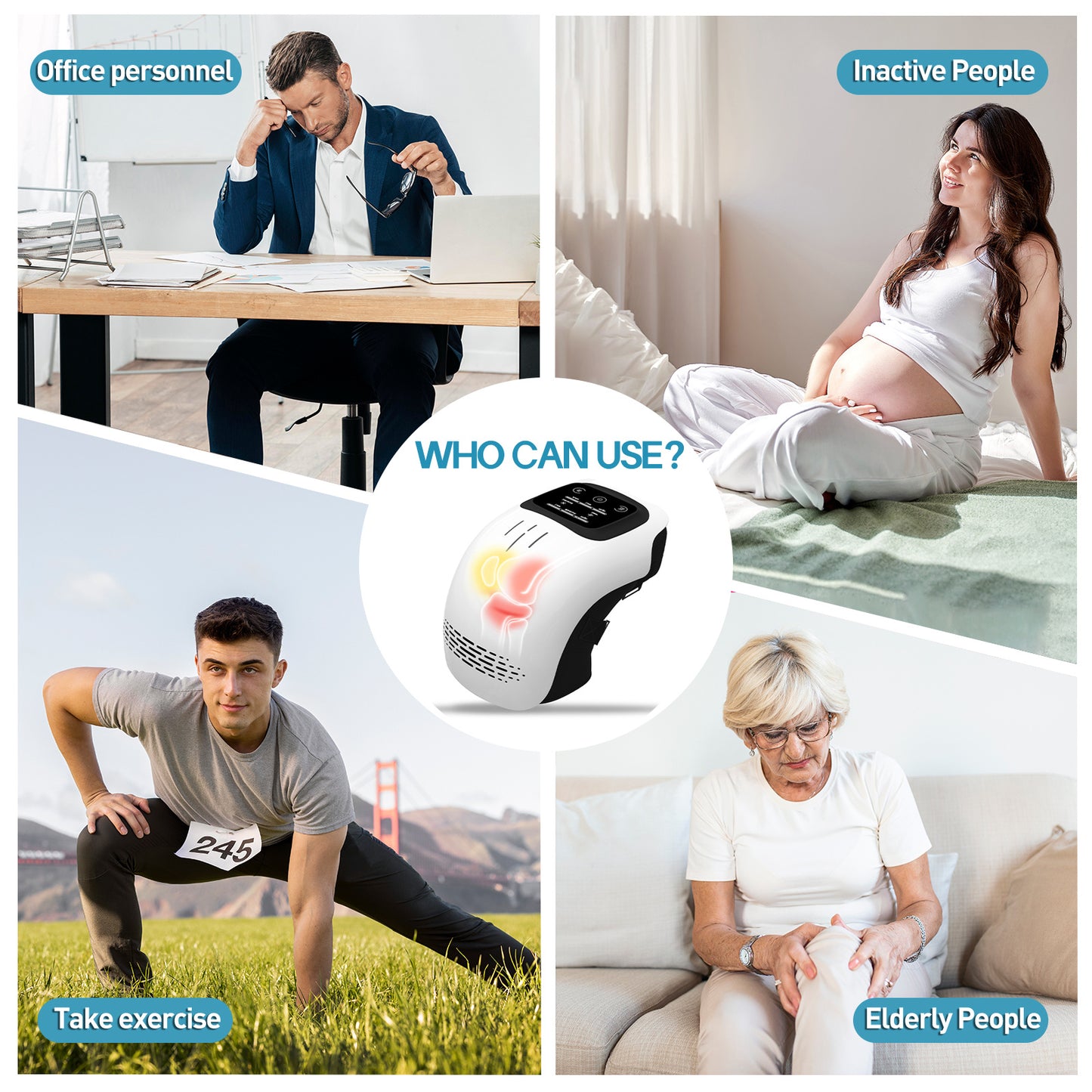 Intelligent Knee Massager Electric Knee Physiotherapy