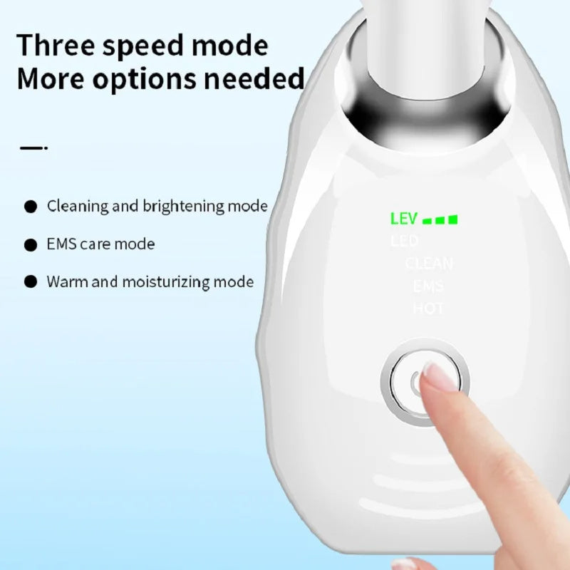 Neck Face Beauty Device Colorful LED Photon Therapy Skin Tighten Reduce Double Chin