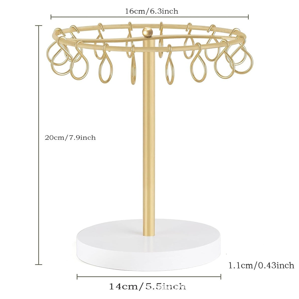 A Metal Hair Clip Organizer