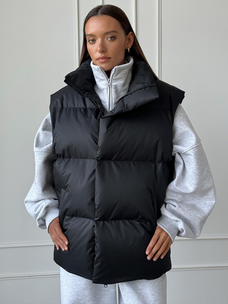 Cotton Vest Coat Sleeveless