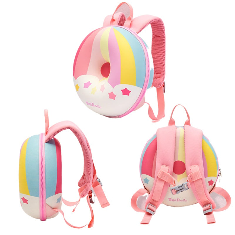 Schultasche im Donut-Stil