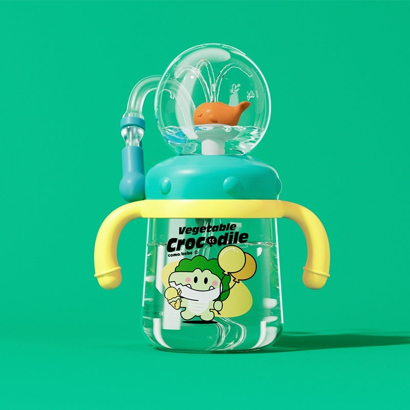 Whale Diving Cup Baby Drinking Water Fountain Water Cup