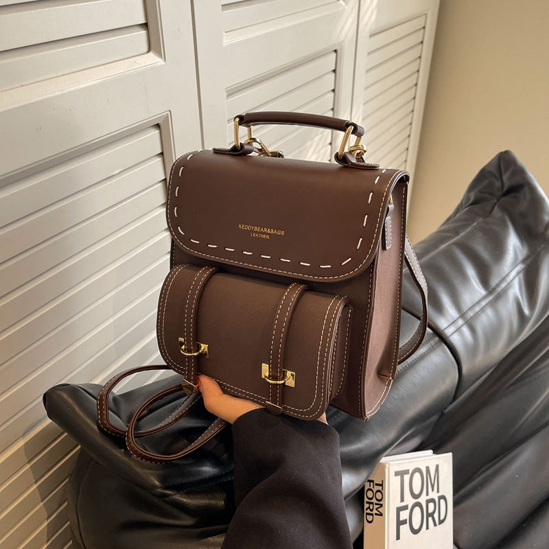 Retro Style Fashionable Casual Women Backpack