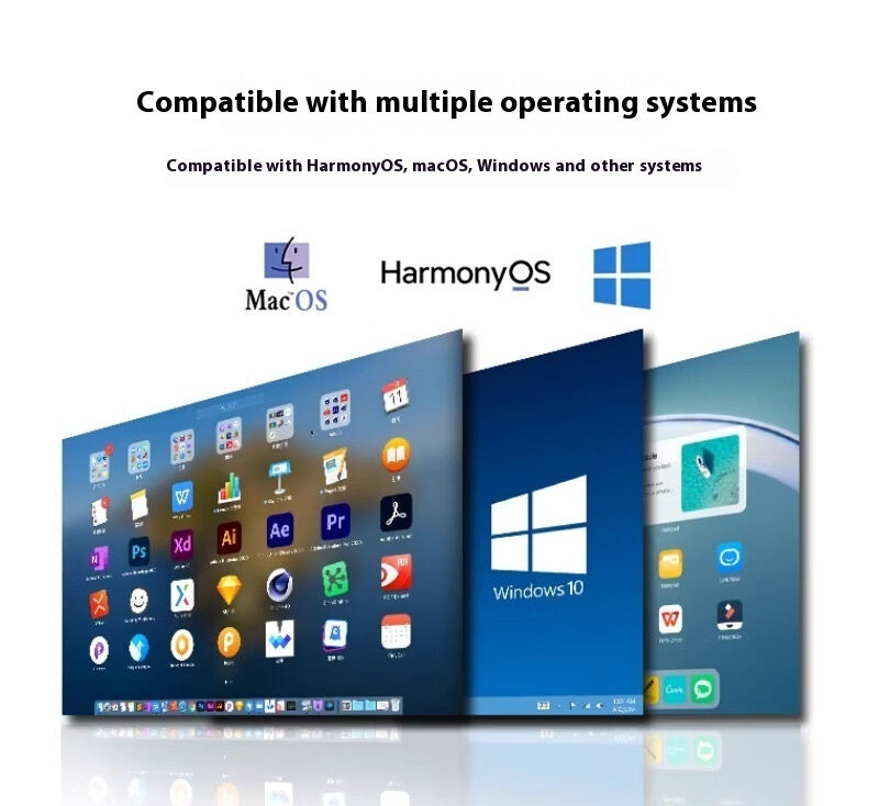 14-inch Dual-screen With Wall-mounted External Expansion Screen Dual-screen Portable Screen