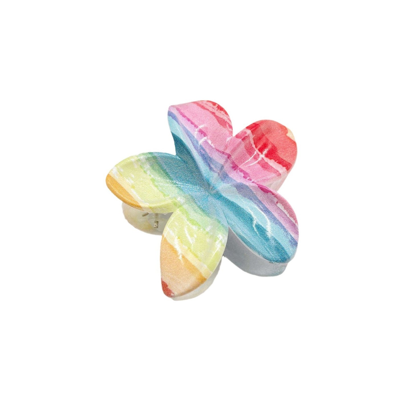 Color Blooming Plumeria Rubra Hair Clip