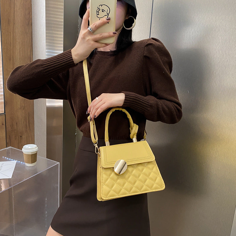 Special-interest Design Handbag Texture Crossbody Bag