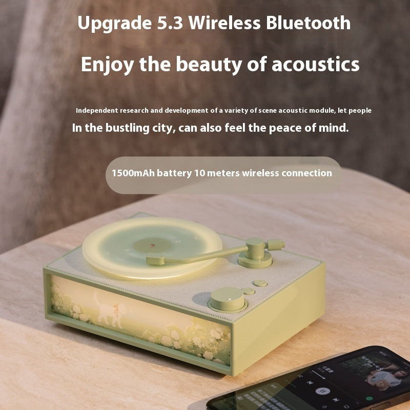 Bluetooth-Lautsprecher mit Duftvinyl für den Schreibtisch