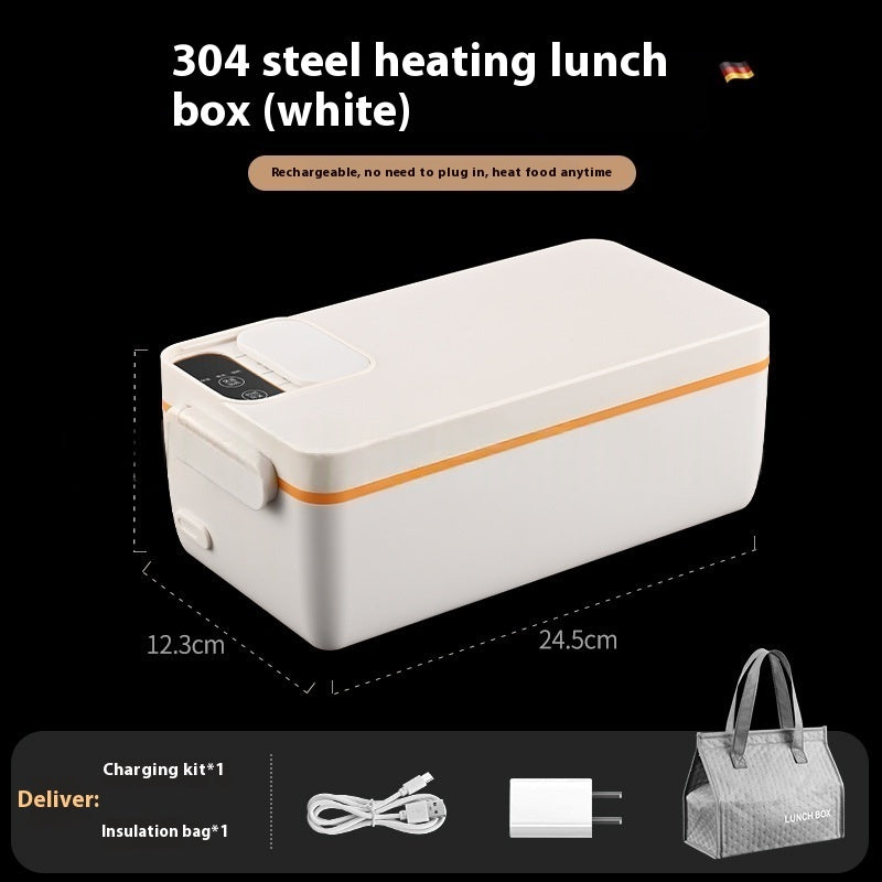 Self Heating Large Capacity Electric Heat Insulation Lunch Box