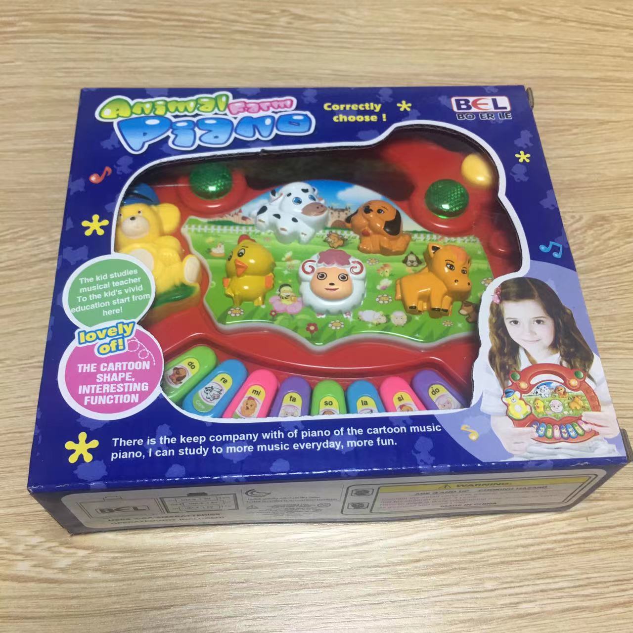 Bauernhof Tier Tastatur Musikinstrument Kind Baby Spielzeug