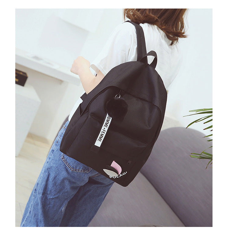 Ladies New College Style Simple All-match Schoolbag