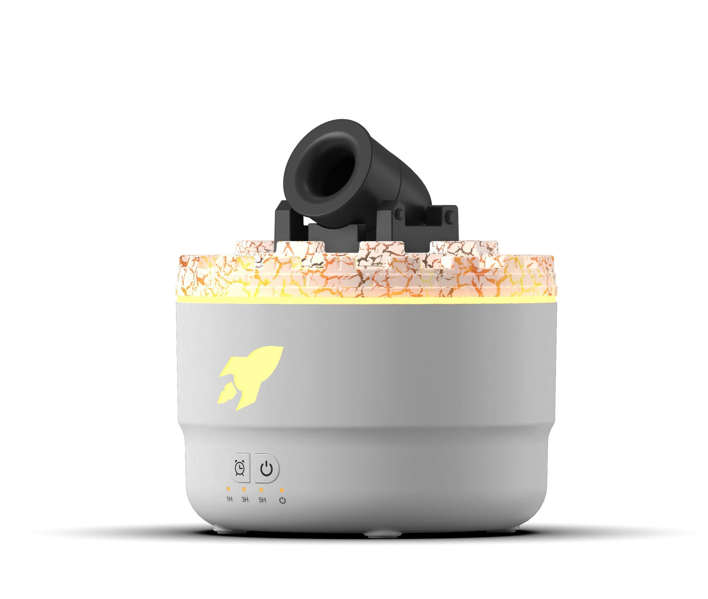 Battery Aroma Diffuser Convenient Bedroom Colorful Flame Ambience Light Humidifier